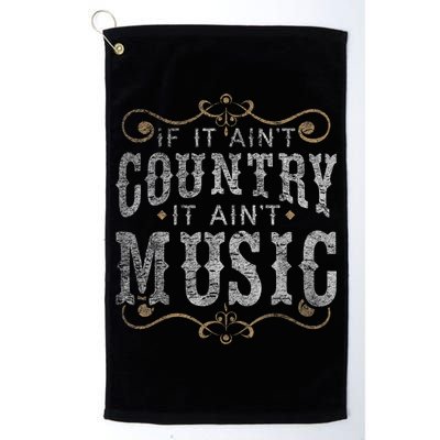 Country Music Fan Country Musician Country Music Lover Golf Towel