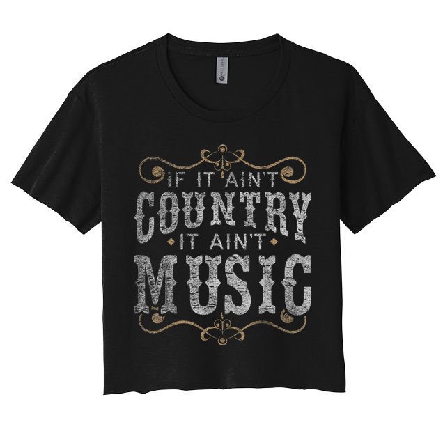 Country Music Fan Country Musician Country Music Lover Crop Top