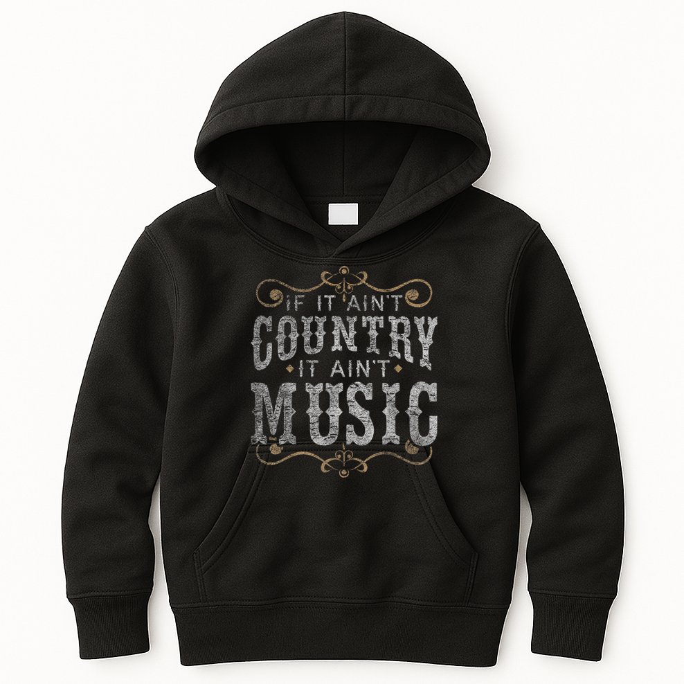 Country Music Fan Country Musician Country Music Lover Kids Hoodie