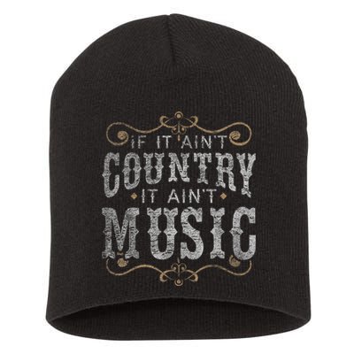 Country Music Fan Country Musician Country Music Lover Short Acrylic Beanie
