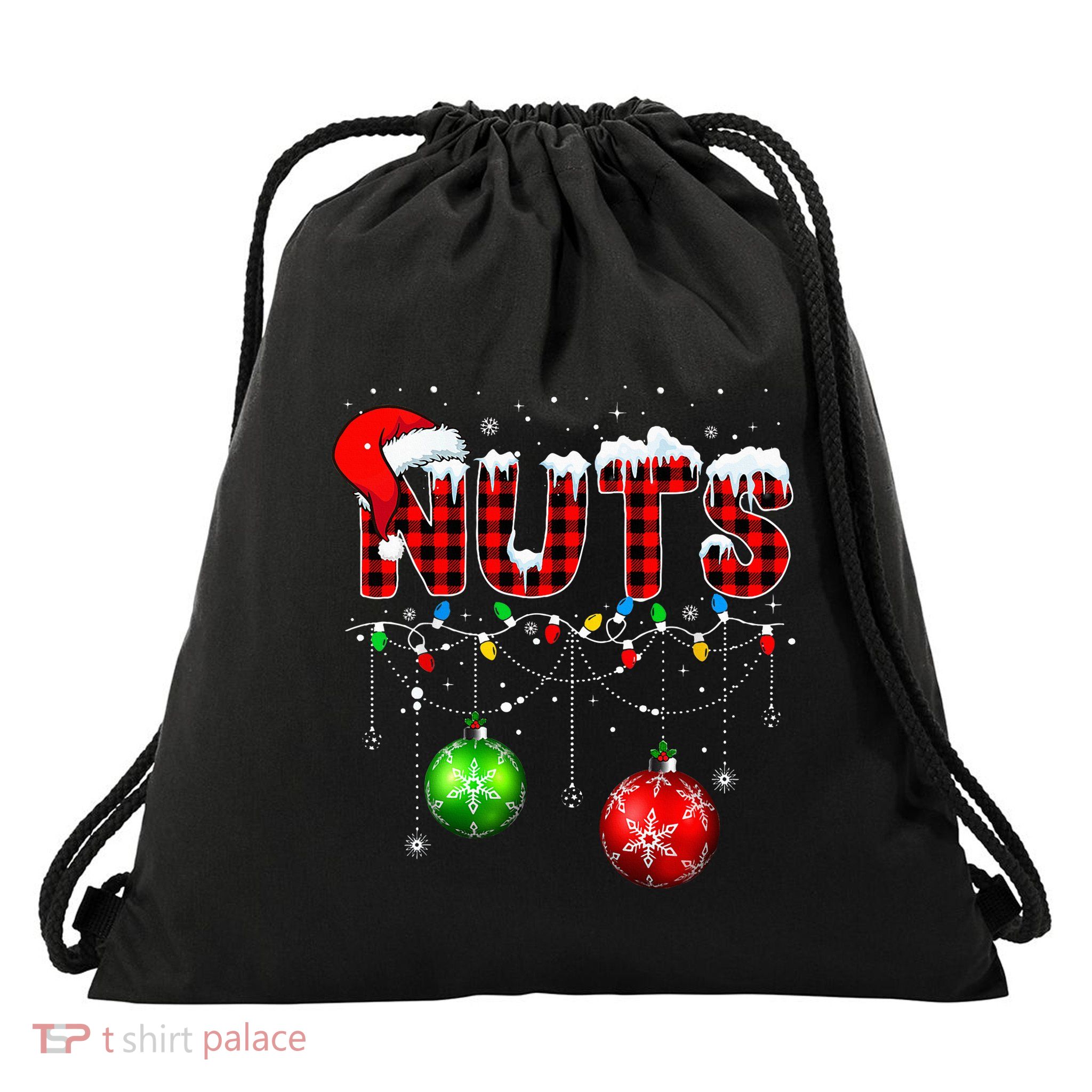 Chestnuts Matching Family Funny Chest Nuts Christmas Drawstring Bag