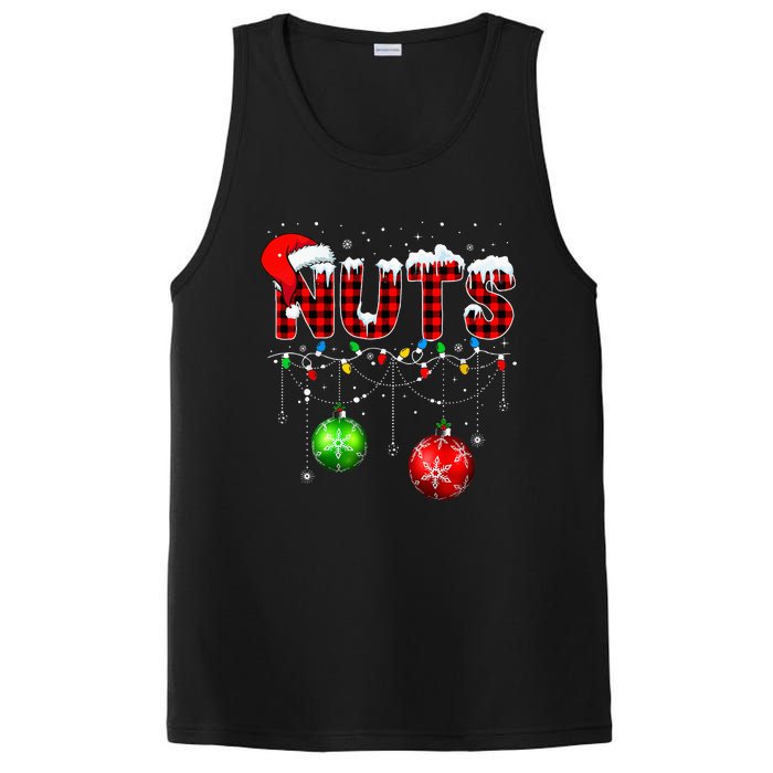 Chestnuts Matching Family Funny Chest Nuts Christmas PosiCharge Competitor Tank