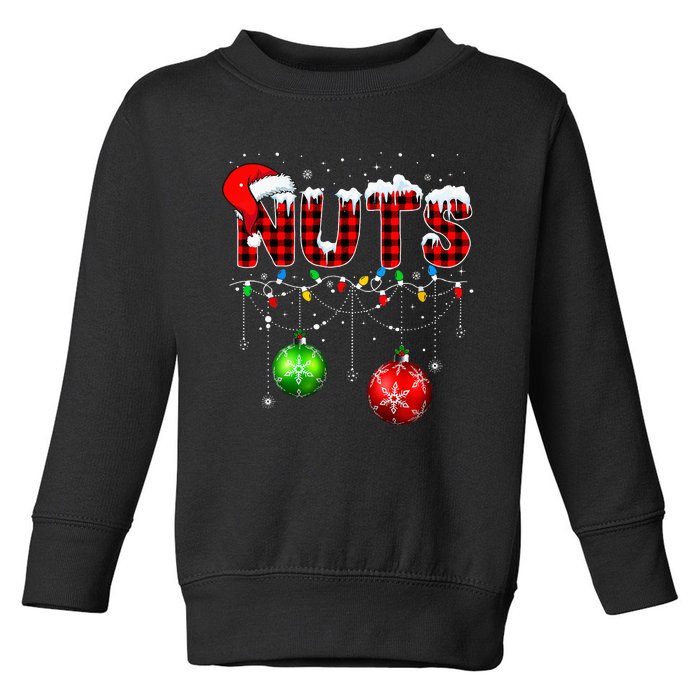 Chestnuts Matching Family Funny Chest Nuts Christmas Toddler Sweatshirt