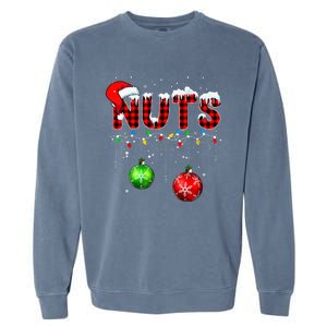 Chestnuts Matching Family Funny Chest Nuts Christmas Garment-Dyed Sweatshirt