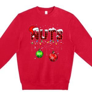 Chestnuts Matching Family Funny Chest Nuts Christmas Premium Crewneck Sweatshirt