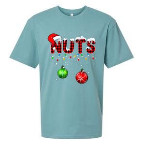 Chestnuts Matching Family Funny Chest Nuts Christmas Sueded Cloud Jersey T-Shirt