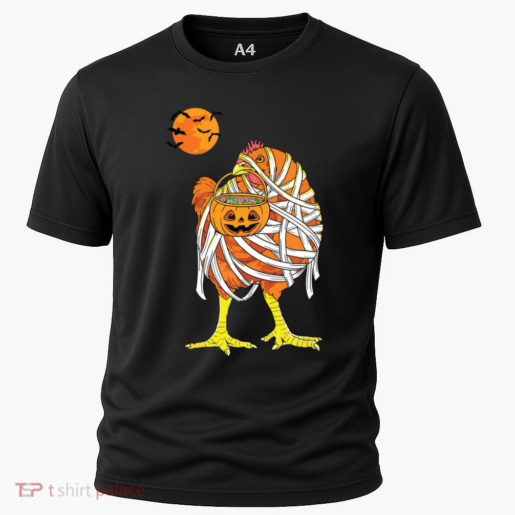 Chicken Mummy Funny Halloween Farmer Performance Shirt