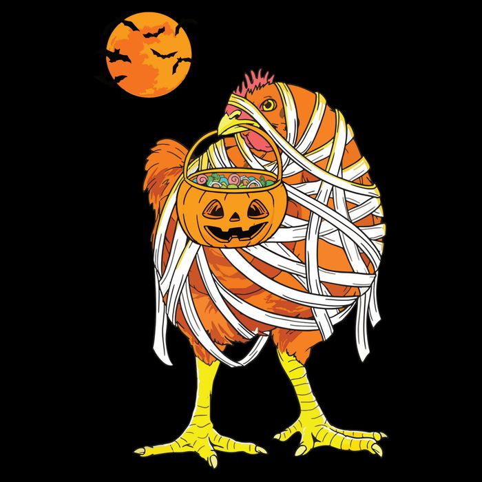 Chicken Mummy Funny Halloween Farmer 16 in Basic Backpack