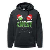 Chestnuts Matching Family Funny Chest Nuts Christmas Couples Performance Fleece Hoodie