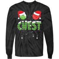 Chestnuts Matching Family Funny Chest Nuts Christmas Couples Tie-Dye Long Sleeve Shirt