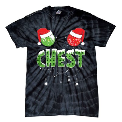 Chestnuts Matching Family Funny Chest Nuts Christmas Couples Tie-Dye T-Shirt