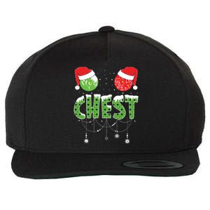 Chestnuts Matching Family Funny Chest Nuts Christmas Couples Wool Snapback Cap