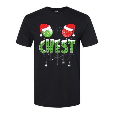 Chestnuts Matching Family Funny Chest Nuts Christmas Couples Softstyle® CVC T-Shirt