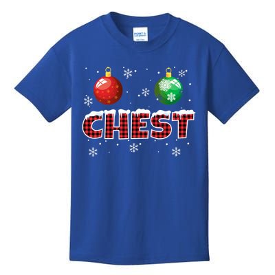 Chestnuts Matching Family Funny Chest Nuts Christmas Couples Cool Gift Kids T-Shirt