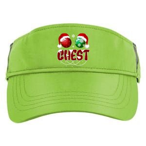 Chestnuts Matching Family Funny Chest Nuts Christmas Couples Adult Drive Performance Visor