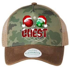 Chestnuts Matching Family Funny Chest Nuts Christmas Couples Legacy Tie Dye Trucker Hat