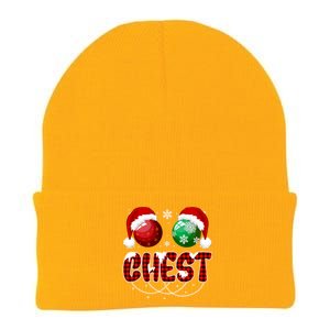 Chestnuts Matching Family Funny Chest Nuts Christmas Couples Knit Cap Winter Beanie