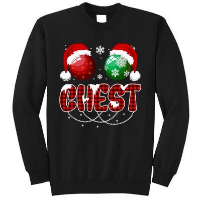 Chestnuts Matching Family Funny Chest Nuts Christmas Couples Sweatshirt