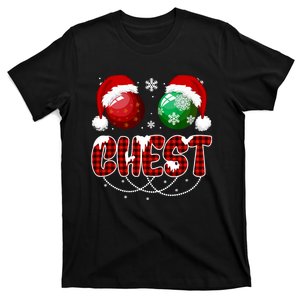 Chestnuts Matching Family Funny Chest Nuts Christmas Couples T-Shirt