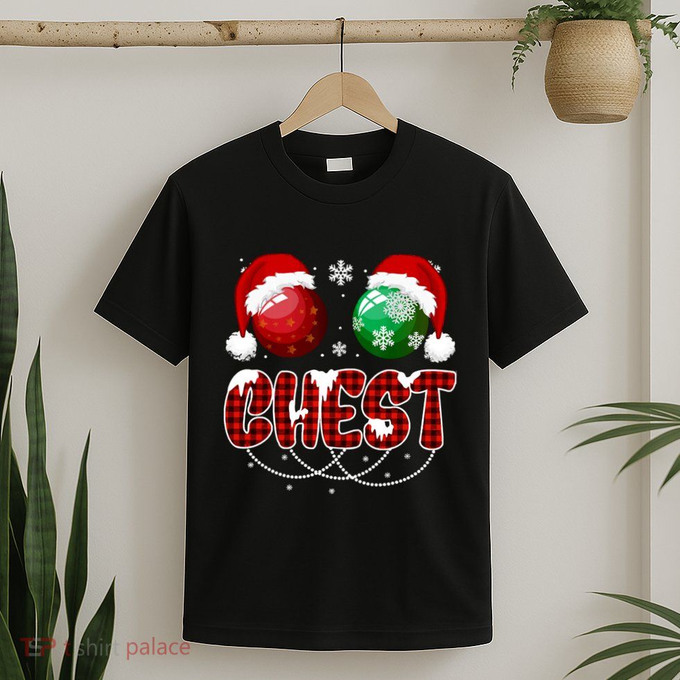 Chestnuts Matching Family Funny Chest Nuts Christmas Couples T-Shirt