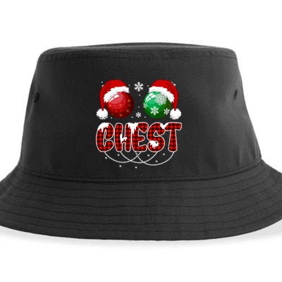 Chestnuts Matching Family Funny Chest Nuts Christmas Couples Sustainable Bucket Hat