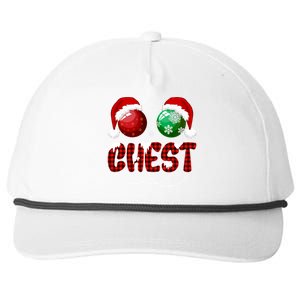 Chestnuts Matching Family Funny Chest Nuts Christmas Couples Snapback Five-Panel Rope Hat