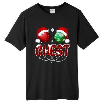 Chestnuts Matching Family Funny Chest Nuts Christmas Couples Tall Fusion ChromaSoft Performance T-Shirt