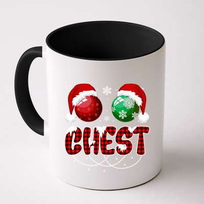 Chestnuts Matching Family Funny Chest Nuts Christmas Couples Mug