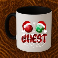 Chestnuts Matching Family Funny Chest Nuts Christmas Couples Mug