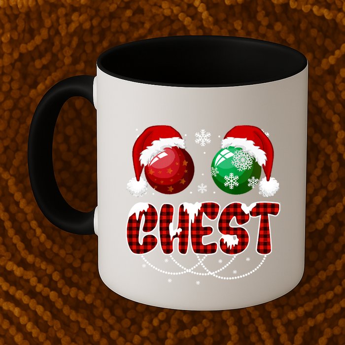 Chestnuts Matching Family Funny Chest Nuts Christmas Couples Mug