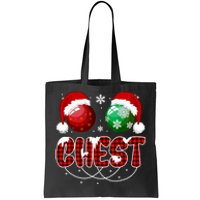 Chestnuts Matching Family Funny Chest Nuts Christmas Couples Tote Bag