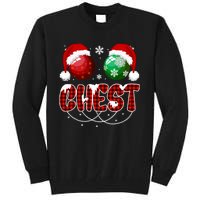 Chestnuts Matching Family Funny Chest Nuts Christmas Couples Tall Sweatshirt