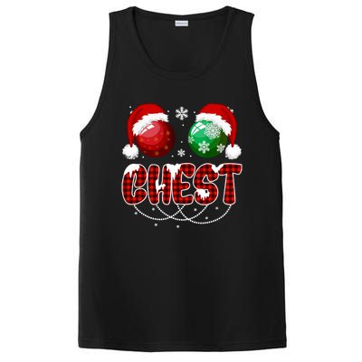 Chestnuts Matching Family Funny Chest Nuts Christmas Couples PosiCharge Competitor Tank