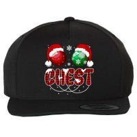 Chestnuts Matching Family Funny Chest Nuts Christmas Couples Wool Snapback Cap