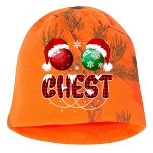 Chestnuts Matching Family Funny Chest Nuts Christmas Couples Kati - Camo Knit Beanie