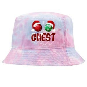 Chestnuts Matching Family Funny Chest Nuts Christmas Couples Tie-Dyed Bucket Hat