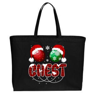 Chestnuts Matching Family Funny Chest Nuts Christmas Couples Cotton Canvas Jumbo Tote