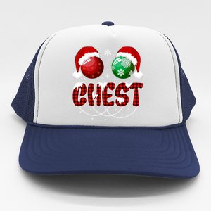 Chestnuts Matching Family Funny Chest Nuts Christmas Couples Trucker Hat