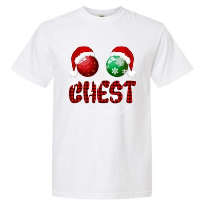 Chestnuts Matching Family Funny Chest Nuts Christmas Couples Garment-Dyed Heavyweight T-Shirt