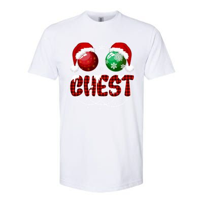 Chestnuts Matching Family Funny Chest Nuts Christmas Couples Softstyle CVC T-Shirt