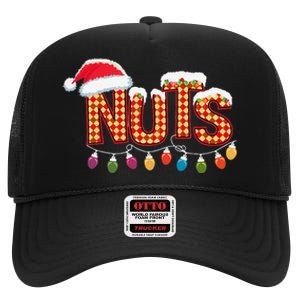 Chestnuts Matching Family Funny Chest Nuts Christmas Couples High Crown Mesh Back Trucker Hat