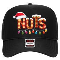 Chestnuts Matching Family Funny Chest Nuts Christmas Couples High Crown Mesh Back Trucker Hat