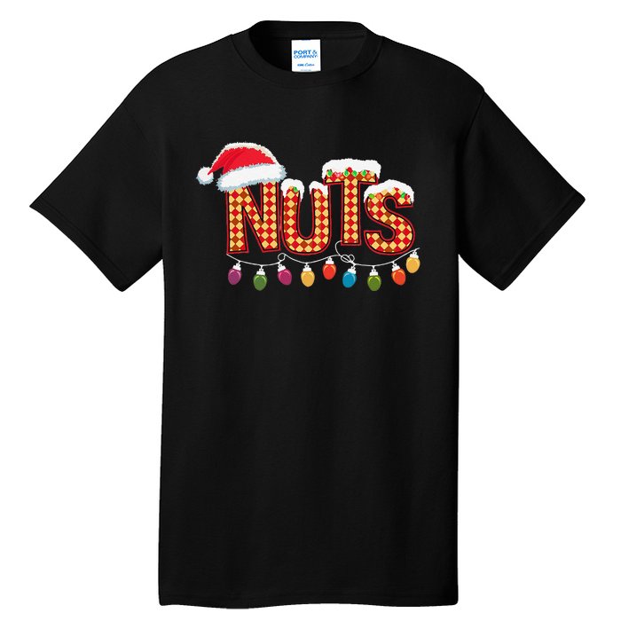 Chestnuts Matching Family Funny Chest Nuts Christmas Couples Tall T-Shirt