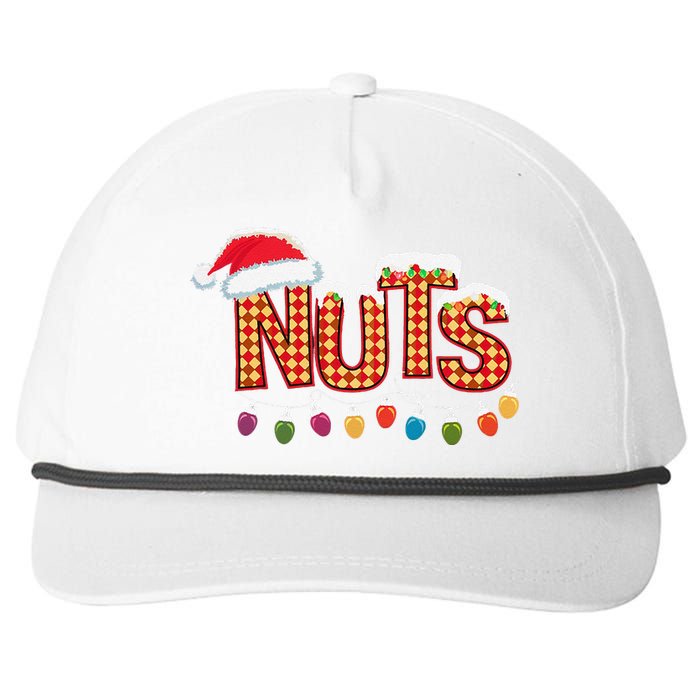 Chestnuts Matching Family Funny Chest Nuts Christmas Couples Snapback Five-Panel Rope Hat