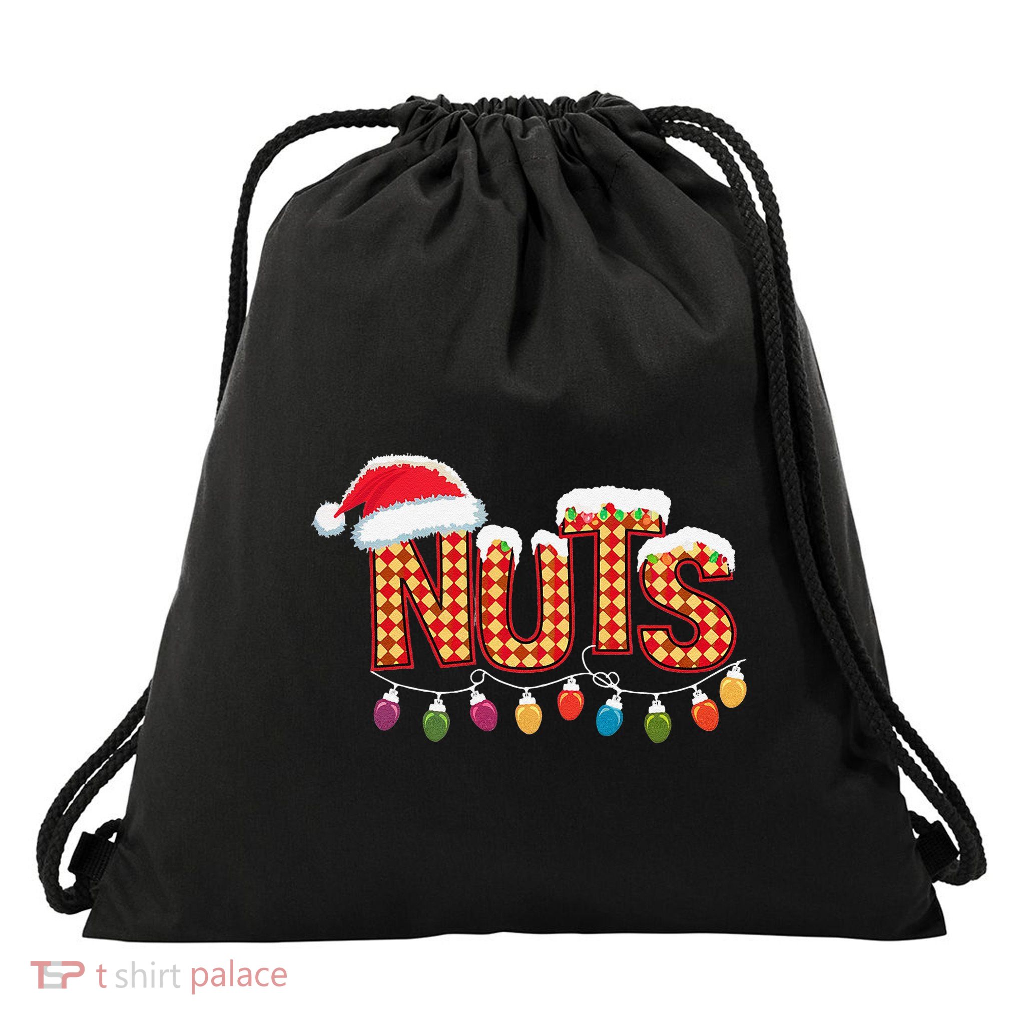 Chestnuts Matching Family Funny Chest Nuts Christmas Couples Drawstring Bag
