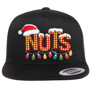 Chestnuts Matching Family Funny Chest Nuts Christmas Couples Flat Bill Trucker Hat