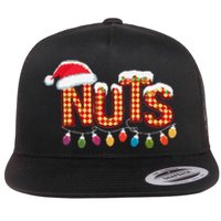 Chestnuts Matching Family Funny Chest Nuts Christmas Couples Flat Bill Trucker Hat