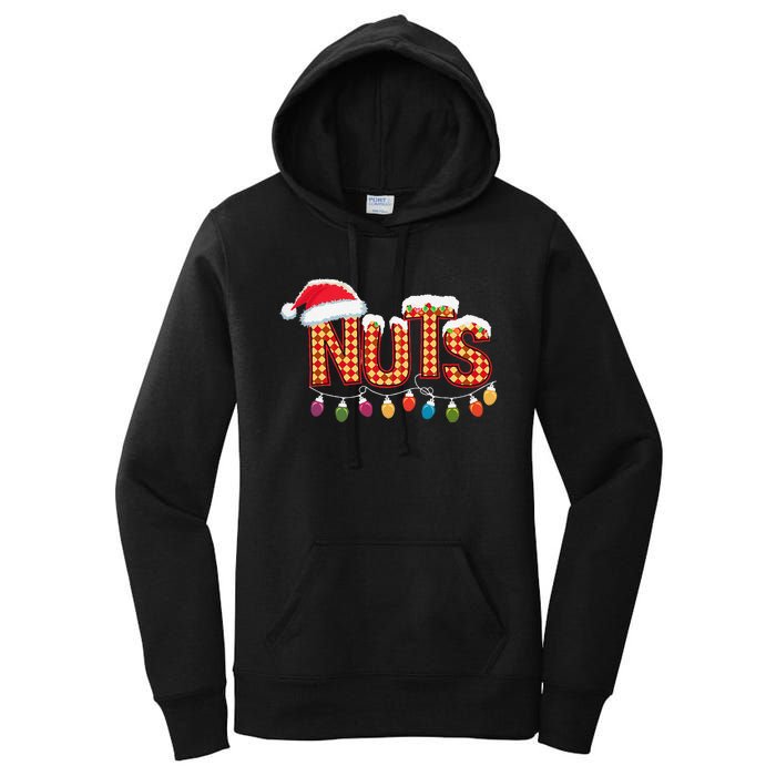 Chestnuts Matching Family Funny Chest Nuts Christmas Couples Women's Pullover Hoodie