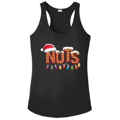 Chestnuts Matching Family Funny Chest Nuts Christmas Couples Ladies PosiCharge Competitor Racerback Tank