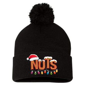 Chestnuts Matching Family Funny Chest Nuts Christmas Couples Pom Pom 12in Knit Beanie